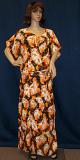 Printed Maxi  Gown Kaftan Jalabiya Sleep Wear #1129